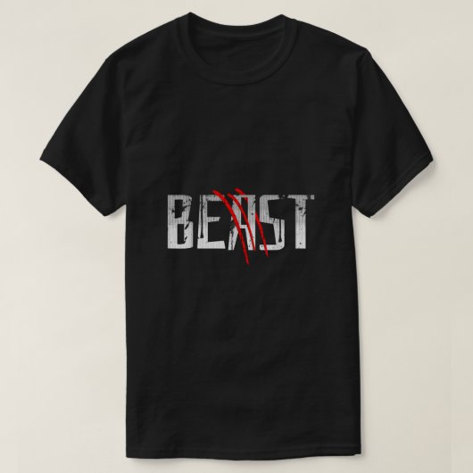 Schönheit und Bestie T-Shirt (Design vorne)
