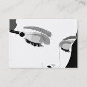 Schönheit und bilden Visitenkarte (Rückseite)