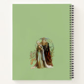 Schönheit und das Besen-Spiral-Notebook Notizblock (Rückseite)