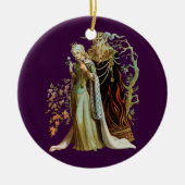 Schönheit und das Biest Keramikornament (Vorne)