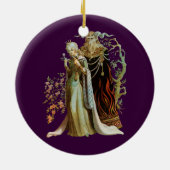 Schönheit und das Biest Keramikornament (Hinten)