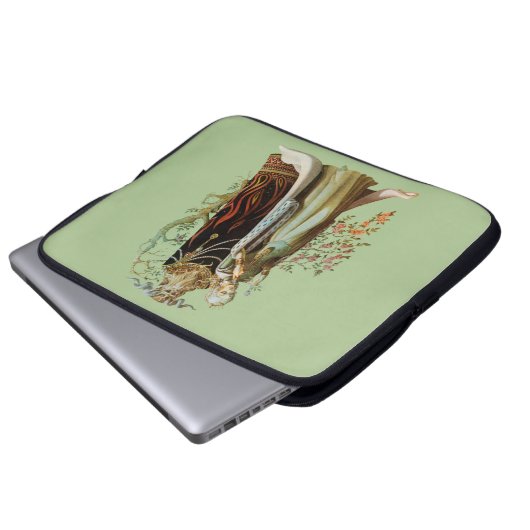 Schönheit und das Biest Laptopschutzhülle (Vorne Knopf)