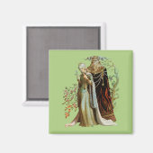 Schönheit und das Biest Magnet (Vorderseite/Rückseite)