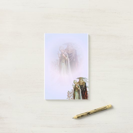 Schönheit und das Biest Post-it Klebezettel (Auf Schreibtisch)