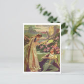 Schönheit und das Biest Postkarte (Stehend Vorderseite)