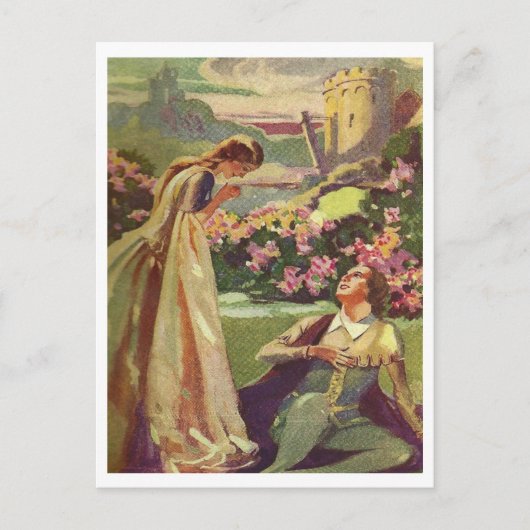 Schönheit und das Biest Postkarte (Vorderseite)