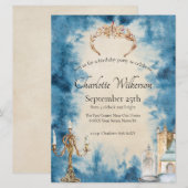 Schönheit und das Biest Romantische Märchen Einladung (Vorne/Hinten)