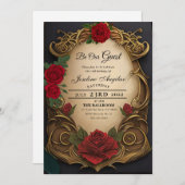 Schönheit und das Biest Süß 16 Einladungen (Vorne/Hinten)