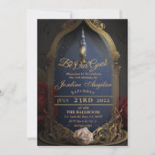 Schönheit und das Biest Süß 16 Einladungen (Vorderseite)