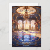 Schönheit und das Biest Süß 16 Einladungen (Vorne/Hinten)