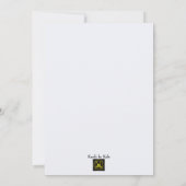 Schönheit und das Biest Sweet 16 Rose Einladungen (Rückseite)