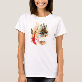 Schönheit und das Biest Vintage-Bild T-Shirt