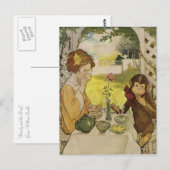 Schönheit und das Biest von Jessie Willcox Smith Postkarte (Vorne/Hinten)