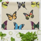 Schönheit und das Schmetterlingsküche Handtuch (Gefaltet)