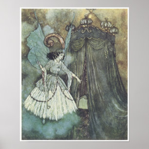 Schönheit und das Tier, Edmund Dulac Poster