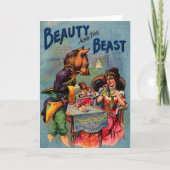 Schönheit und das Tier, Gruß-Karte Karte (Vorderseite)