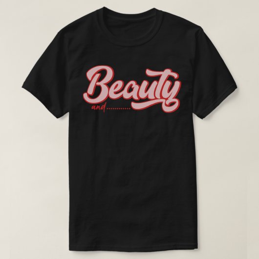 Schönheit und der Bart T-Shirt (Design vorne)