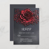 Schönheit und die Beast Sweet 16 RSVP-Karte RSVP Karte (Vorne/Hinten)