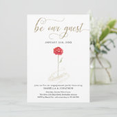 Schönheit und die Einladung der Bestie-Engagement- (Stehend Vorderseite)