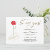 Schönheit und die Einladung zur Bestie Hochzeit (Stehend Vorderseite)