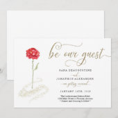 Schönheit und die Einladung zur Bestie Hochzeit (Vorne/Hinten)