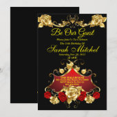 Schönheit und die Einladungen zum Biest (Vorne/Hinten)