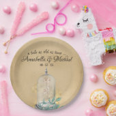 Schönheit und die Rose der Bestie Märchenvoll Pappteller (Party)