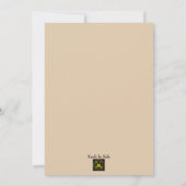 Schönheit und die Rose der Bestie Sweet 16 Einladu Einladung (Rückseite)