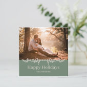 Schönheit und Einfachheit Feiertagskarte (Stehend Vorderseite)