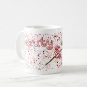 Schönheit und Gehirn Kaffeetasse (Vorderseite Links)