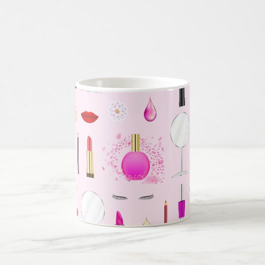 Schönheit und Make-up Kaffeetasse (Mittel)