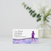 Schönheit und Mode Visitenkarte (Stehend Vorderseite)