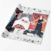 SCHÖNHEIT UND PHOENIX, MODERNER DESIGNER MACHEN KÜ GESCHENKPAPIER (Ungerollt)