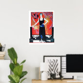 SCHÖNHEIT UND PHOENIX, MODERNER DESIGNER MACHEN KÜ POSTER (Heimbüro)