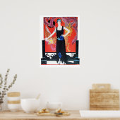 SCHÖNHEIT UND PHOENIX, MODERNER DESIGNER MACHEN KÜ POSTER (Küche)