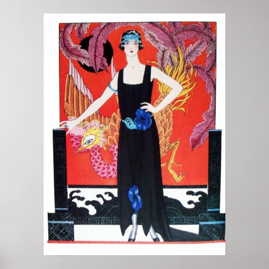 SCHÖNHEIT UND PHOENIX, MODERNER DESIGNER MACHEN KÜ POSTER (Vorne)