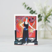 SCHÖNHEIT UND PHOENIX, MODERNER DESIGNER MACHEN KÜ POSTKARTE (Stehend Vorderseite)