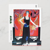 SCHÖNHEIT UND PHOENIX, MODERNER DESIGNER MACHEN KÜ POSTKARTE (Vorne/Hinten)
