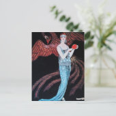 SCHÖNHEIT UND PHOENIX, MODERNER DESIGNER MACHEN KÜ POSTKARTE (Stehend Vorderseite)
