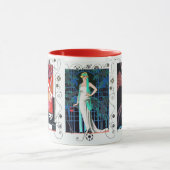 SCHÖNHEIT UND PHOENIX, MODERNER DESIGNER MACHEN KÜ TASSE (Zentrum)