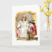 Schönheit und Prinz Karte (Gelbe Blume)