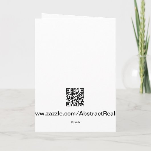 Schönheit und Rose der Tiere Karte (Rückseite)