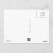 Schönheit und Rose der Tiere Postkarte (Rückseite)