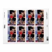 SCHÖNHEIT UND ROTES WEINGLAS Party Weinverkostung (Vorne)