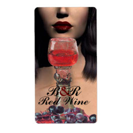 SCHÖNHEIT UND ROTES WEINGLAS Party Weinverkostung