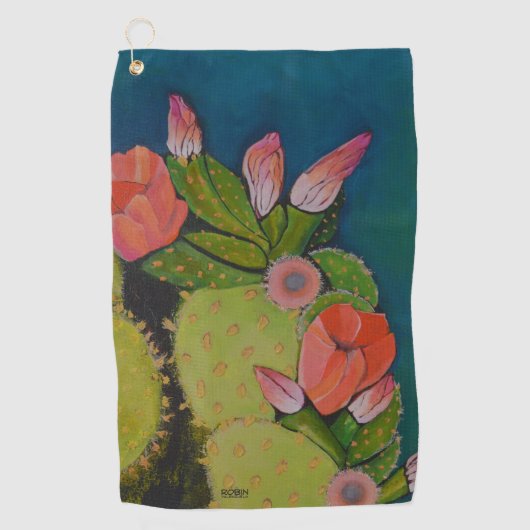 Schönheit und Rüstung Golf Handtuch (Vorderseite)