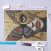 Schönheit und Schmetterlinge10 Seidenpapier (Handwerk)