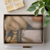 Schönheit und Schmetterlinge Blonde Edition19 Seidenpapier (Geschenk)