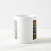 Schönheit und Schmetterlinge Kaffeetasse (Mittel)