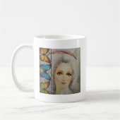 Schönheit und Schmetterlinge Kaffeetasse (Links)